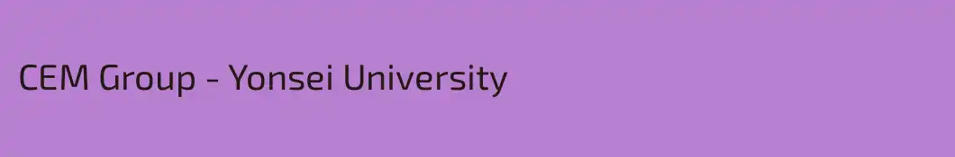 CEM Group - Yonsei University